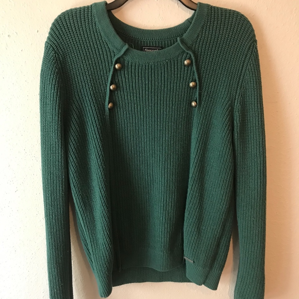 Gold Button Sweater